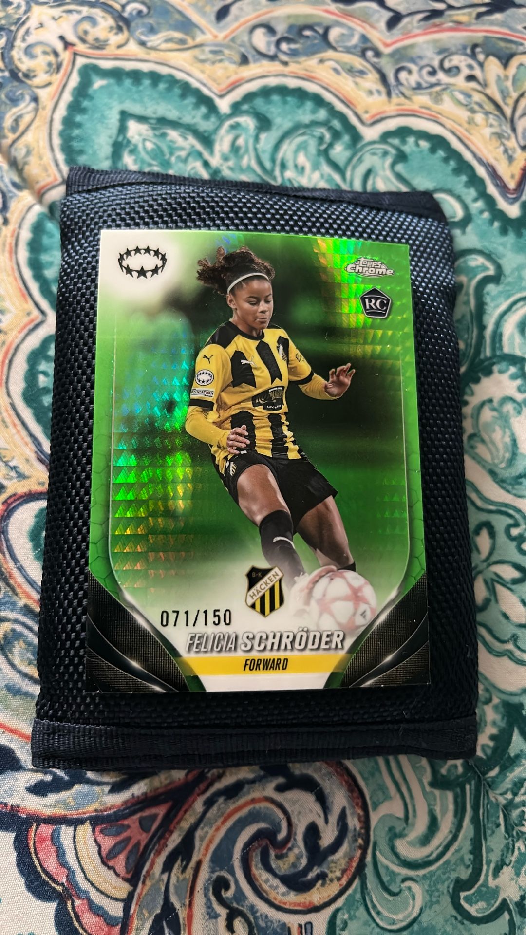 Felicia Schroder 2024 Topps Chrome RC