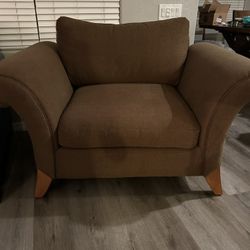 2 Oversized Wing Chairs
