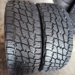 2 NITTO LT 285/55/22 ALL TERRAIN TIRES $150 CASH 💥 INSTALLED 💥