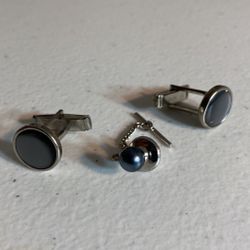 Cuff Links and Tie Tack