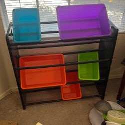 Black Toy Bins N Shelves Available Til Nov 26 Th