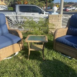 Brand New Patio Bistro Set Swivels