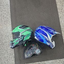 3 Youth Medium Bmx Motorcyle And Bike Helts