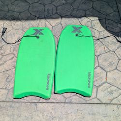 2x Custom X Invader Body Boogie Boards