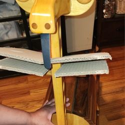 Giraffe 🦒  Wooden Rocking Chair 