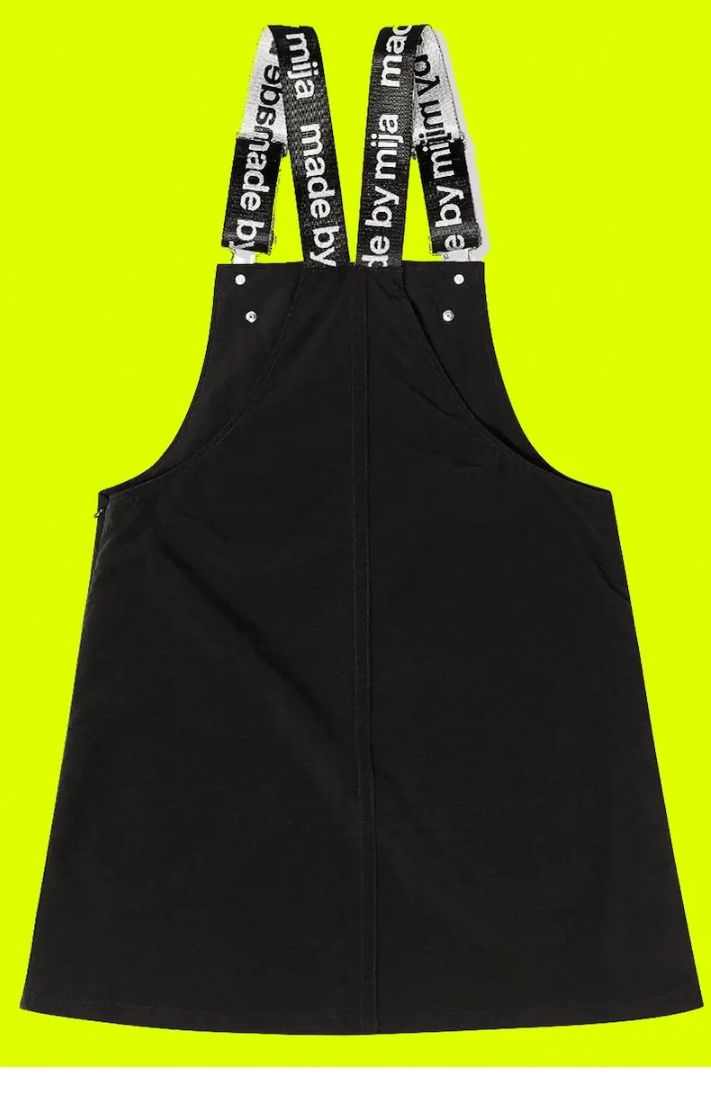 New Without Tag 🖤😎 little riot dress made by Mija size M overall dress 3 pockets