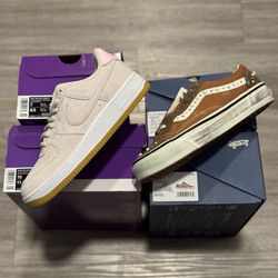 SB Forces & Vans LX Old Skool 36 Vintage Cocoa Brown