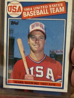1985 Topps Mark McGwire USA Baseball Rookie Card