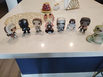 Star wars Funko pops lot all for 45.00 obo must go