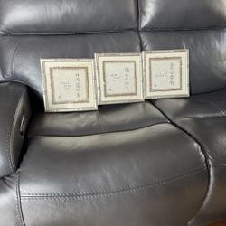 Three Elegant Silver and Cream Framed Asian Wall Art Set