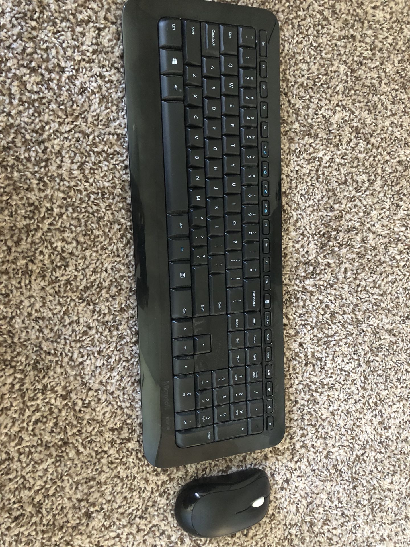 Wireless Microsoft Keyboard and Mouse