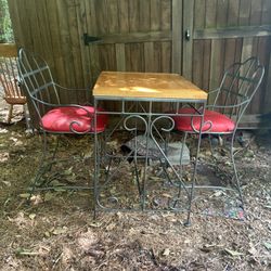 Bar Height  Dining  Table  With 2 Chairs 