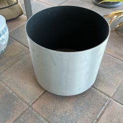Silver Plant Pot