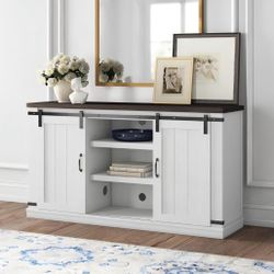 New Barn Door TV Stand Ready To Use