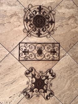 Metal Home Decor Set of 3