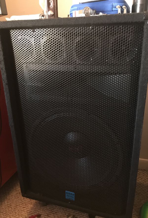 2 PA speakers GSM Gemini for Sale in Miami, FL OfferUp