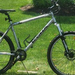 KONA ALL TERRAIN BIKE - LARGE FRAME - DEORE COMPONENTS - MECHANICAL DISC BRAKES - TUNED