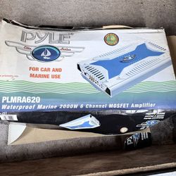 Amplifier 2000 Watt 6 Channels 