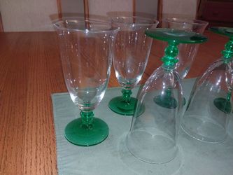 Antique Hurricane glasses