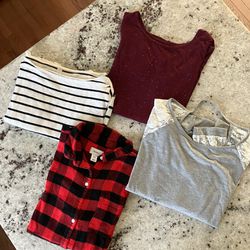 Girls Long Sleeve Shirts Size xl/xxl (14/16 & 18)