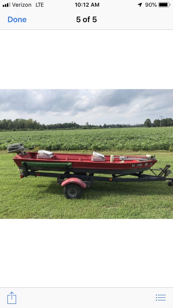 12 ft Jon Boat for Sale in Windsor, VA - OfferUp