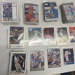 Bulk Lot Baseball Cards - 366 Cards - Fleer Ultra, Upper Deck, Mixed Players & Years