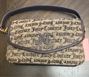Juicy Couture Monogram Flap Crossbody Bag