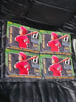 2026 Panini Donruss Baseball Mega Box! (RECTANGLE) 4 Box Lot! New Factory Sealed