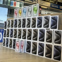 iPhone 15 Pro Max, 15 Pro, 15 Plus & 15 Regular Available (Unlocked)