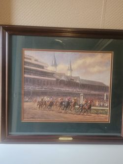 Framed horse art