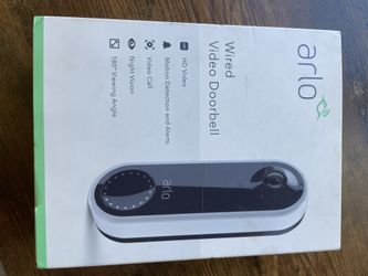Arlo Wired Video Doorbell Camera 