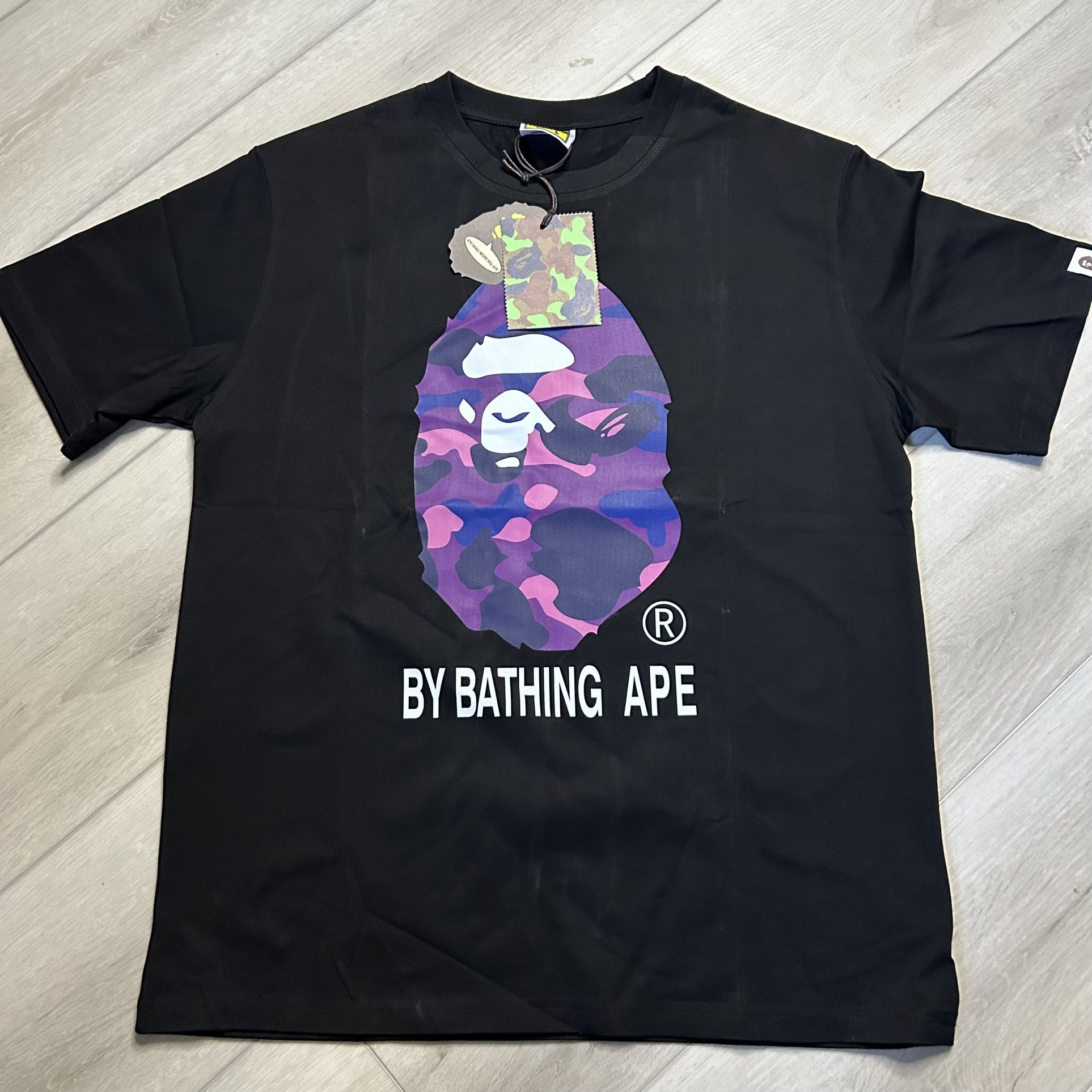 Bape Shirt Purple Camo