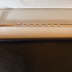 White Gold Tennis Bracelet