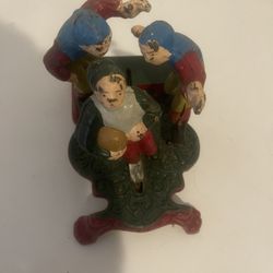 Football Cast Iron Coin Bank