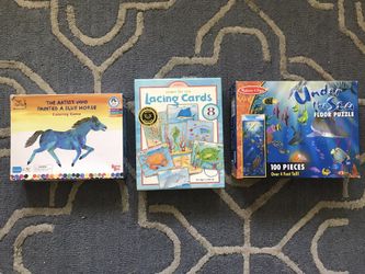 Toddler Puzzle & Game Lot