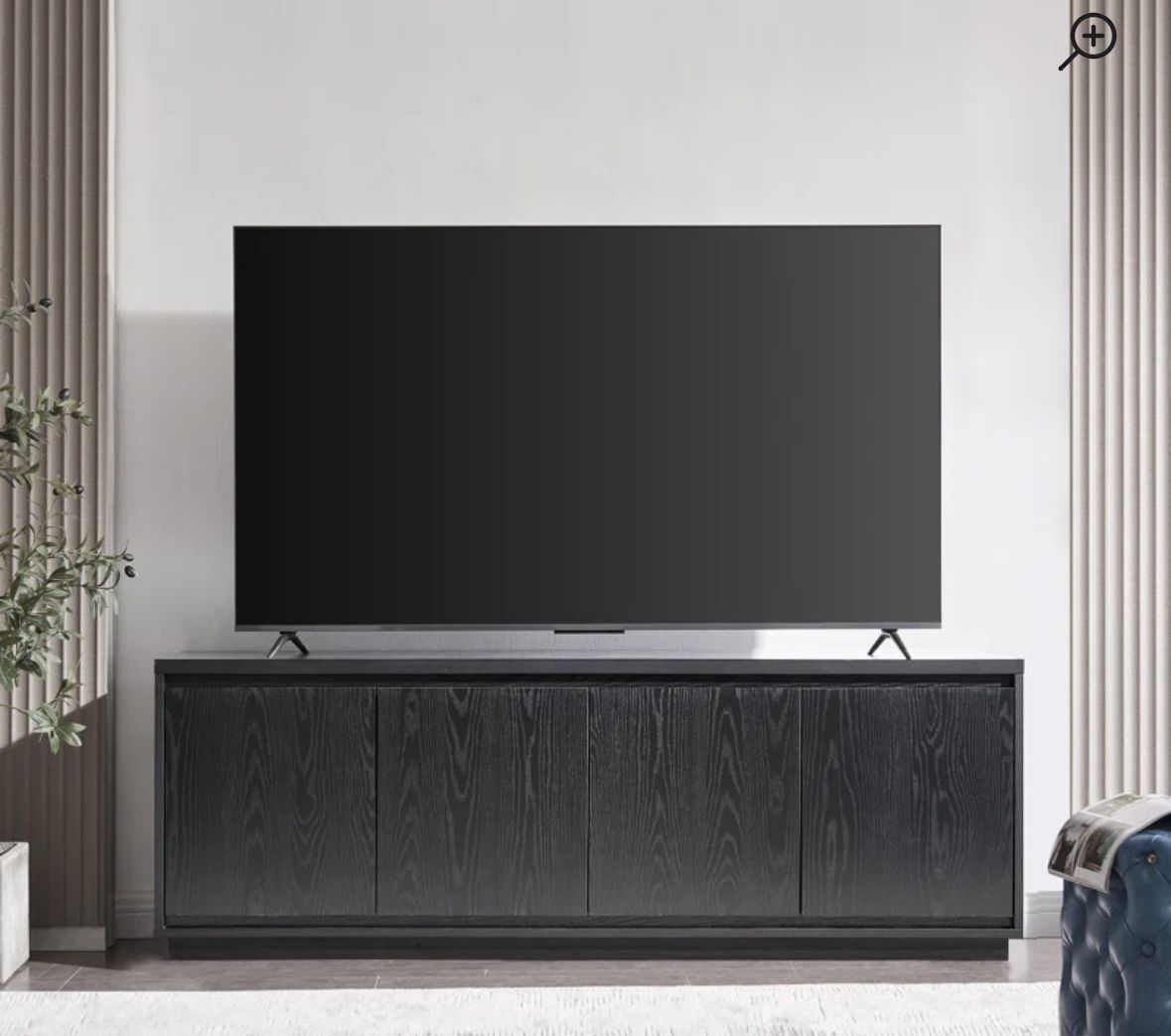 Media Console TV Stand For Tv Up To 80in