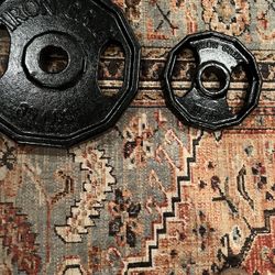 35 Lbs. 10 Lbs. Olympic Plates Weights One Each 