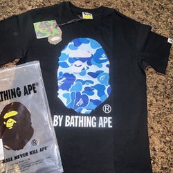 SMALL BLUE BAPE SHIRT
