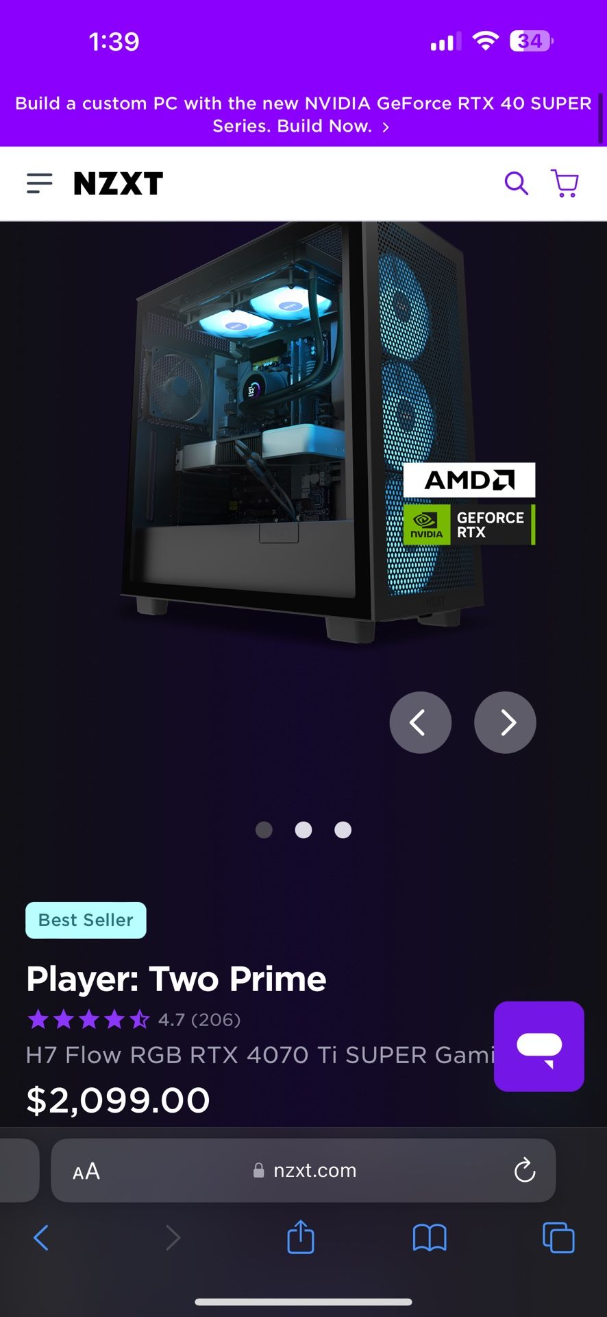 Player: Two prime NZXT PC