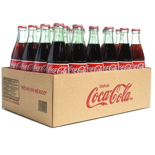Mexican coke 8oz, 24pcs case, glass bottles.