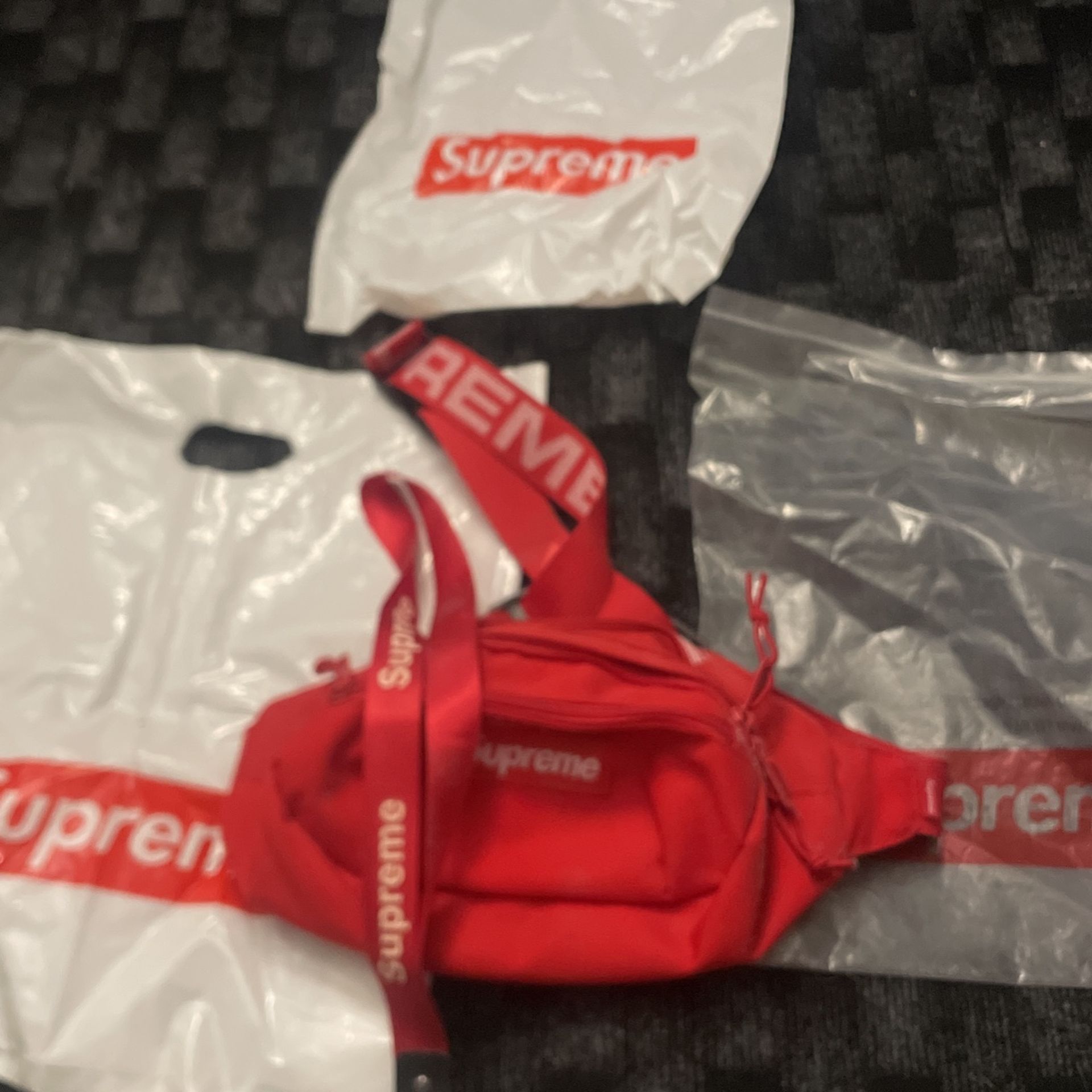 Supreme Waist Bag And Supreme Bags And Keychain 