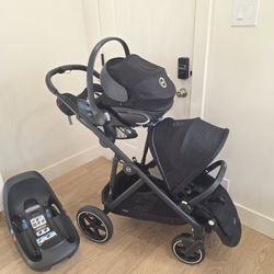 Cybex Gazelle S Stroller + Cybex Cloud G