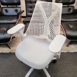 🔥BRAND NEW!🔥HERMAN MILLER SAYL CHAIRS BLACK FULLY ADJUSTABLE ARMS  REAR TILT LOCK SEAT DEPTH ADJUSTMENTS 