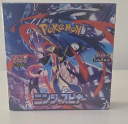 Pokémon Ninja Spinner MEGA Booster Box, Greninja, Japanese, Pokémon sealed shrink new
