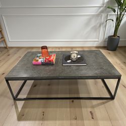 RH Delphine limestone Coffee Table 