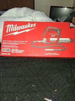 Milwaukee grease gun