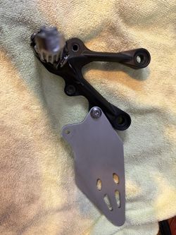 Zx636 bracket left stay, guard and step 2011-2027 Kawasaki