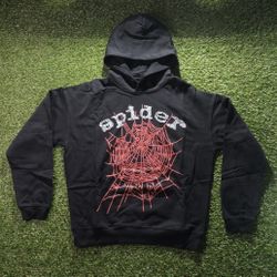 Black Sp5der Hoodie 