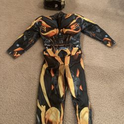 Transformer Bumble Bee Toddler Size 2 Halloween Costume