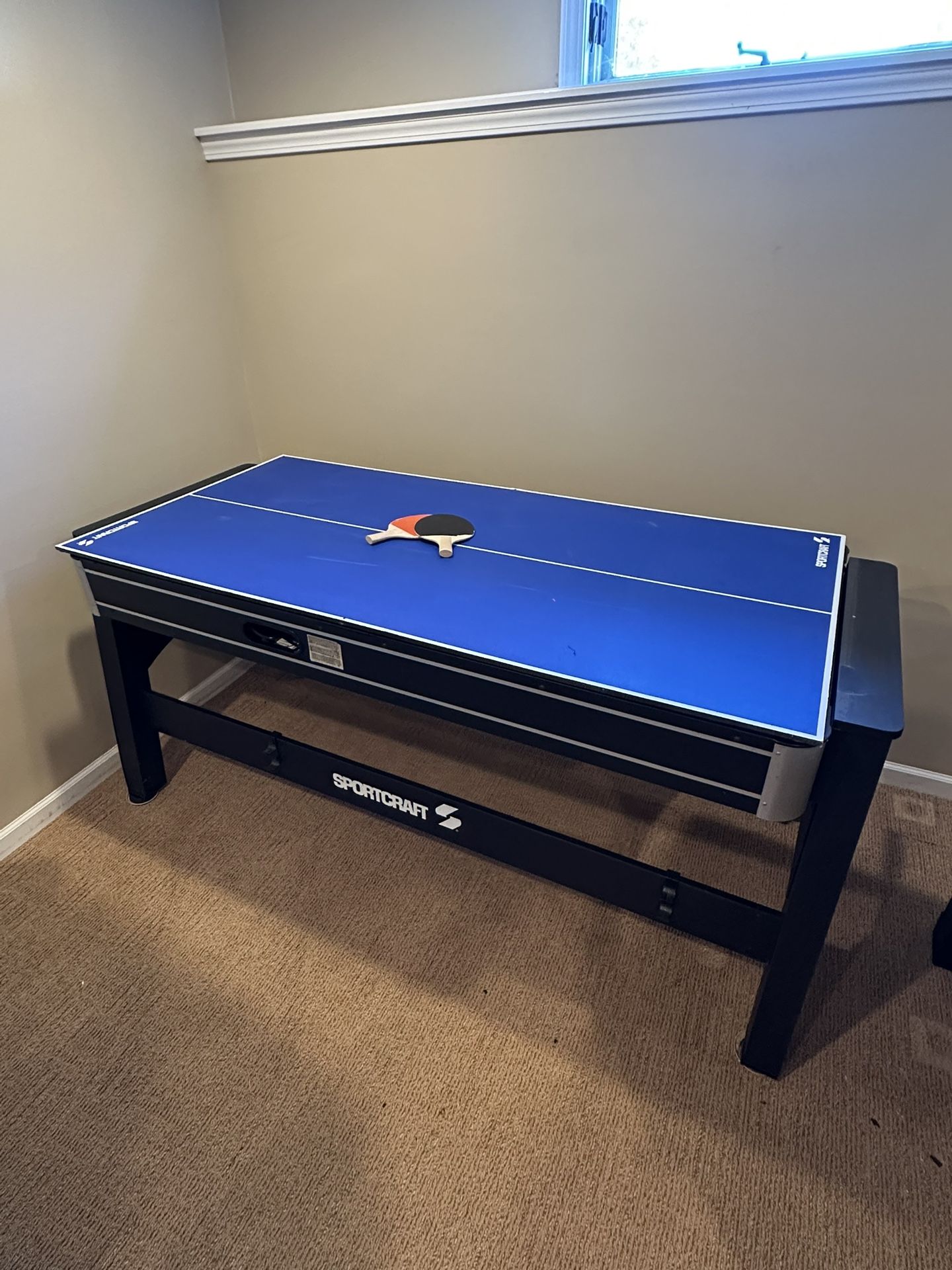3 in 1 game table with easy change rotating top
